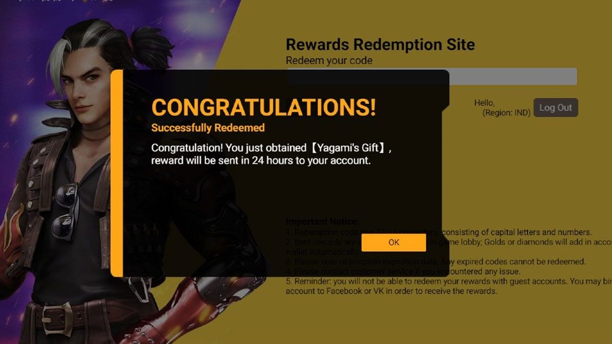 Free Fire MAX: 3 नवंबर 2025 के नए रिडीम कोड जारी, जानें कैसे पाएं मुफ्त इनाम