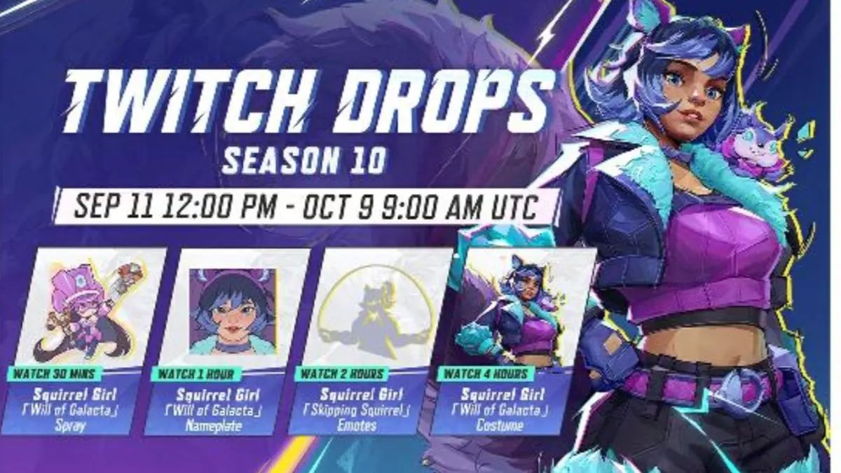 Marvel Rivals Season 10 Twitch Drops Offer Exclusive Squirrel Girl Skin and Cosmetics