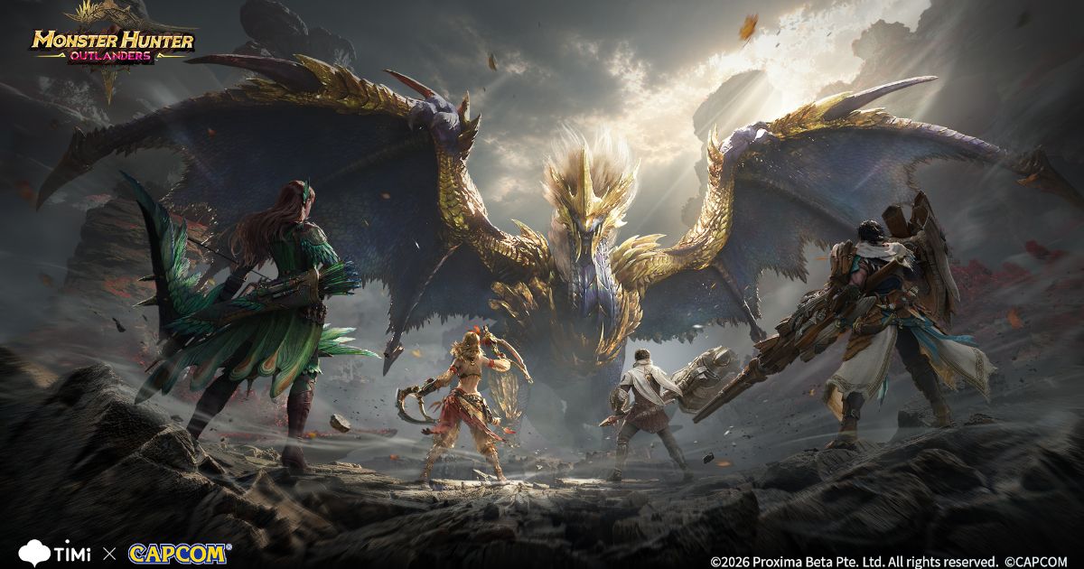 《魔物獵人 Outlanders》TGS 2026 最新預告曝光 全新古龍種「盧格・艾達」與雙刀獵人「黑茲」登場